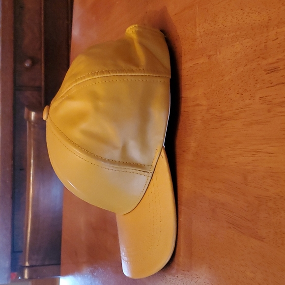 VNTG 80's 100% Leather Baseball Cap - Picture 5 of 5